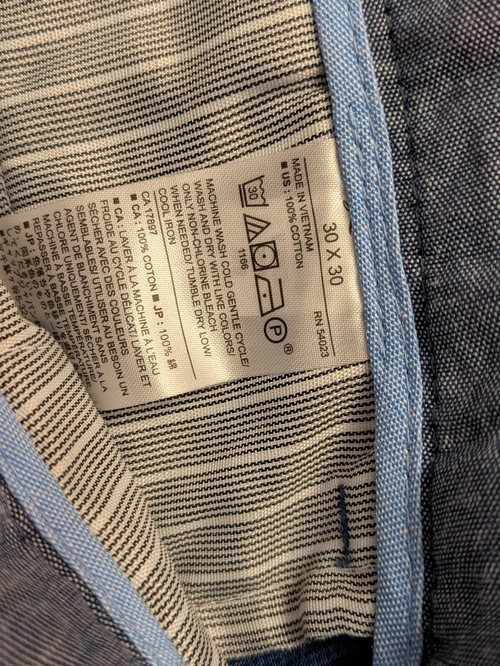 Banana Republic Men's Light Blue Chinos